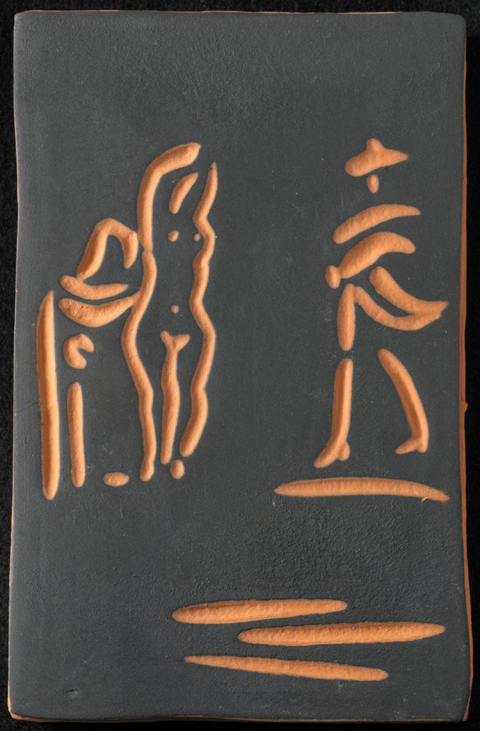 Dones i cavaller. Picasso, 1962