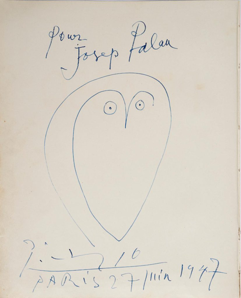 Òliba. Picasso, 1947