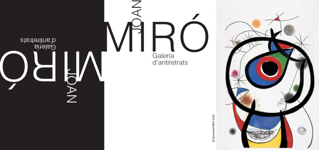 JOAN MIRÓ. GALERIA D'ANTIRETRATS
