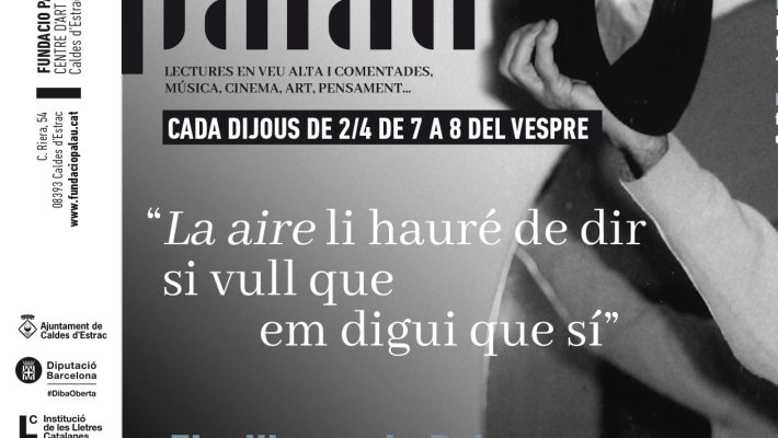 Els Dijous a la Palau: Presentació dels llibres ‘Estimat Picasso’, ‘Teoria dels colors’ i ‘D’un roig encès’