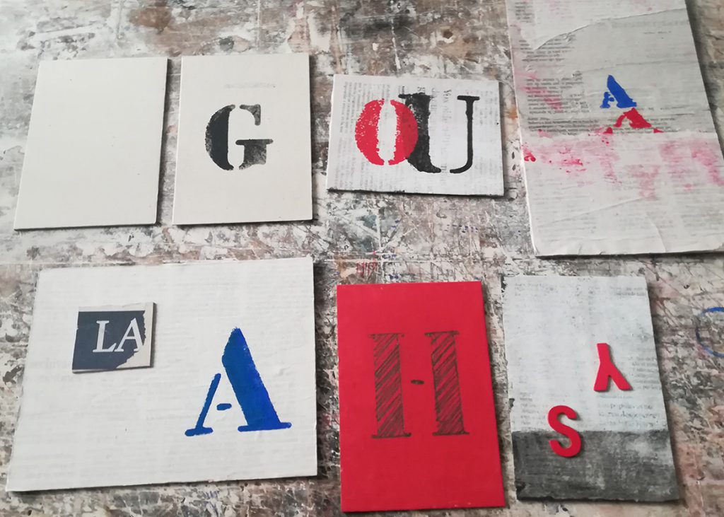 Taller familiar “Quan la lletra es fa art”, a càrrec de l’artista Jordi Tolosa