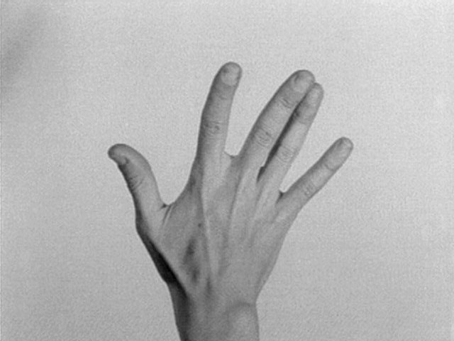 Hand Movie, Yvonne Rainer, 1966